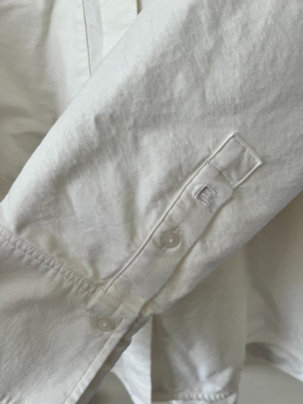 Everlane The Boxy Oxford White Organic Cotton Oversized Shirt M - Picture 9 of 13
